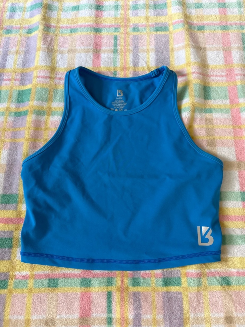 BuffBunny Bright Blue Athletic Crop Tank